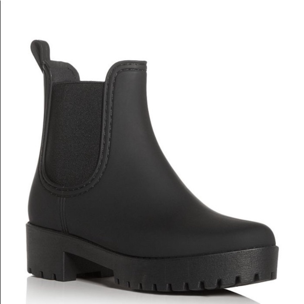 Jeffrey Campbell Black Chelsea Boots